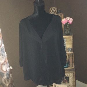 Sheer fashion to figure blouse